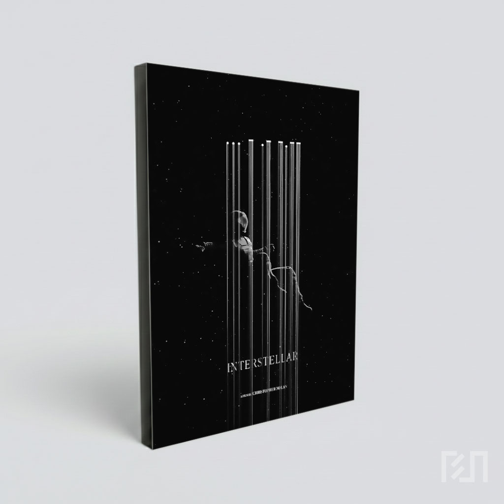 Poster Film Interstellar Minimalis