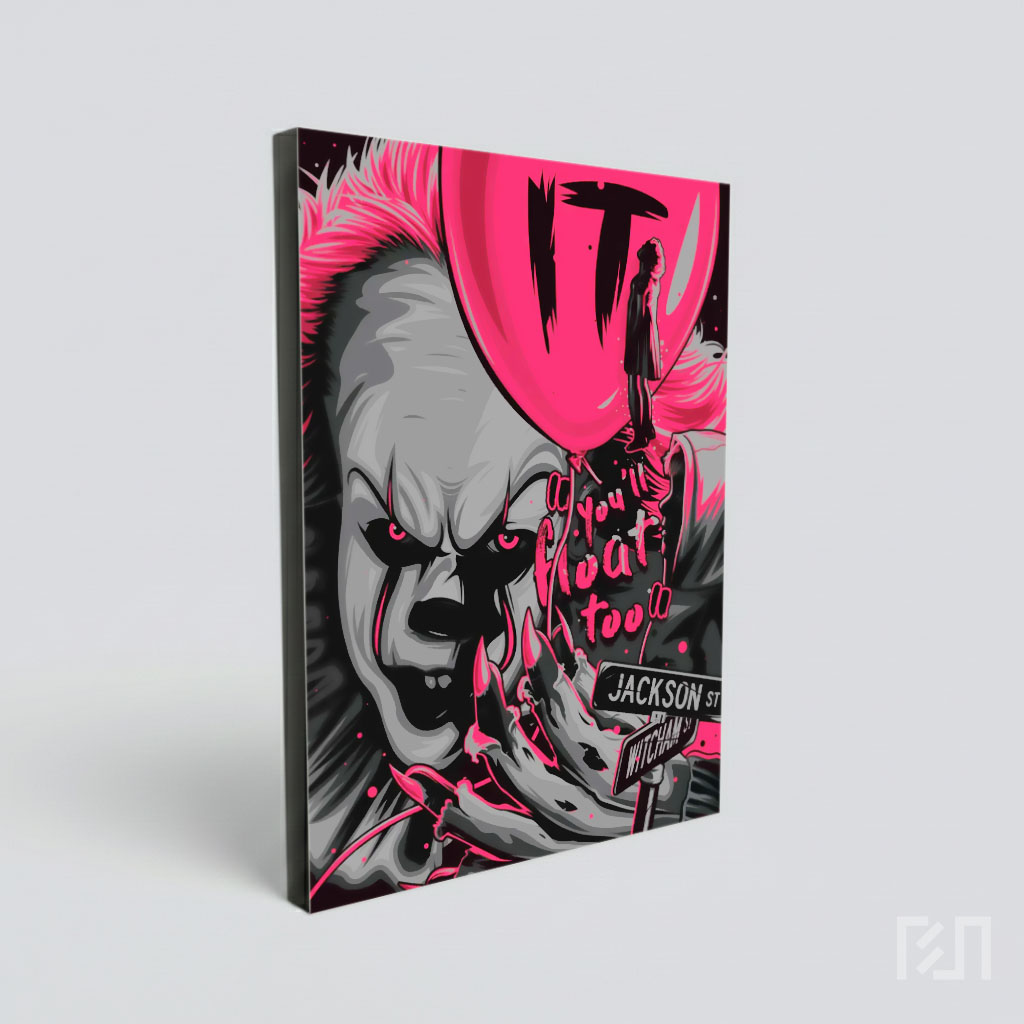 Poster Film IT Pennywise You'll Float Too
