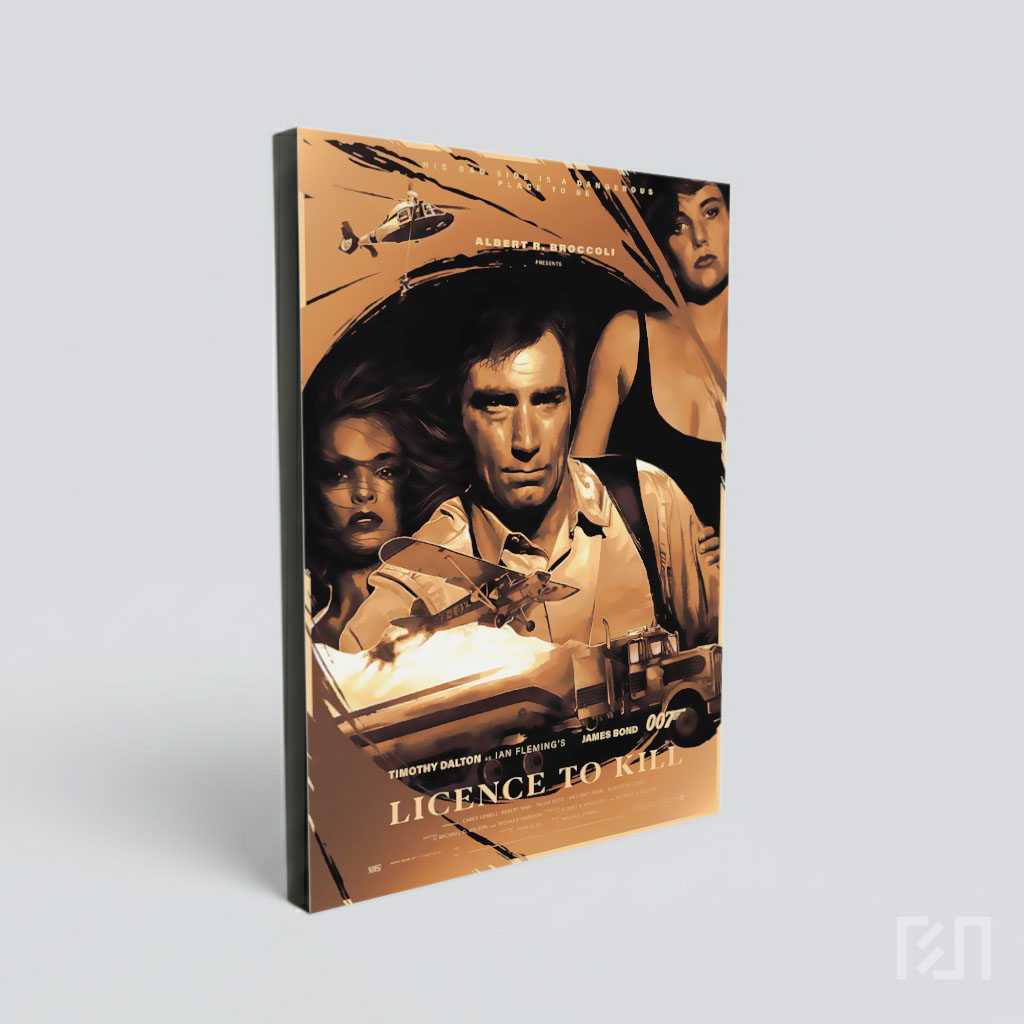 Poster Film James Bond: Licence to Kill (1989)