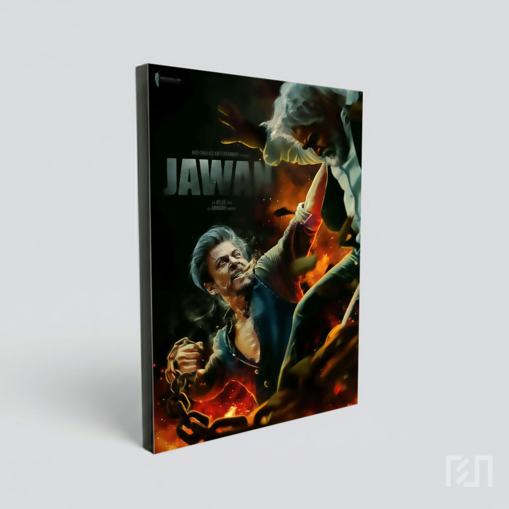 Poster Film Jawan Dibintangi Shah Rukh Khan