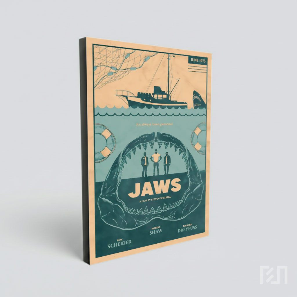 Poster Film Jaws Klasik Garapan Steven Spielberg