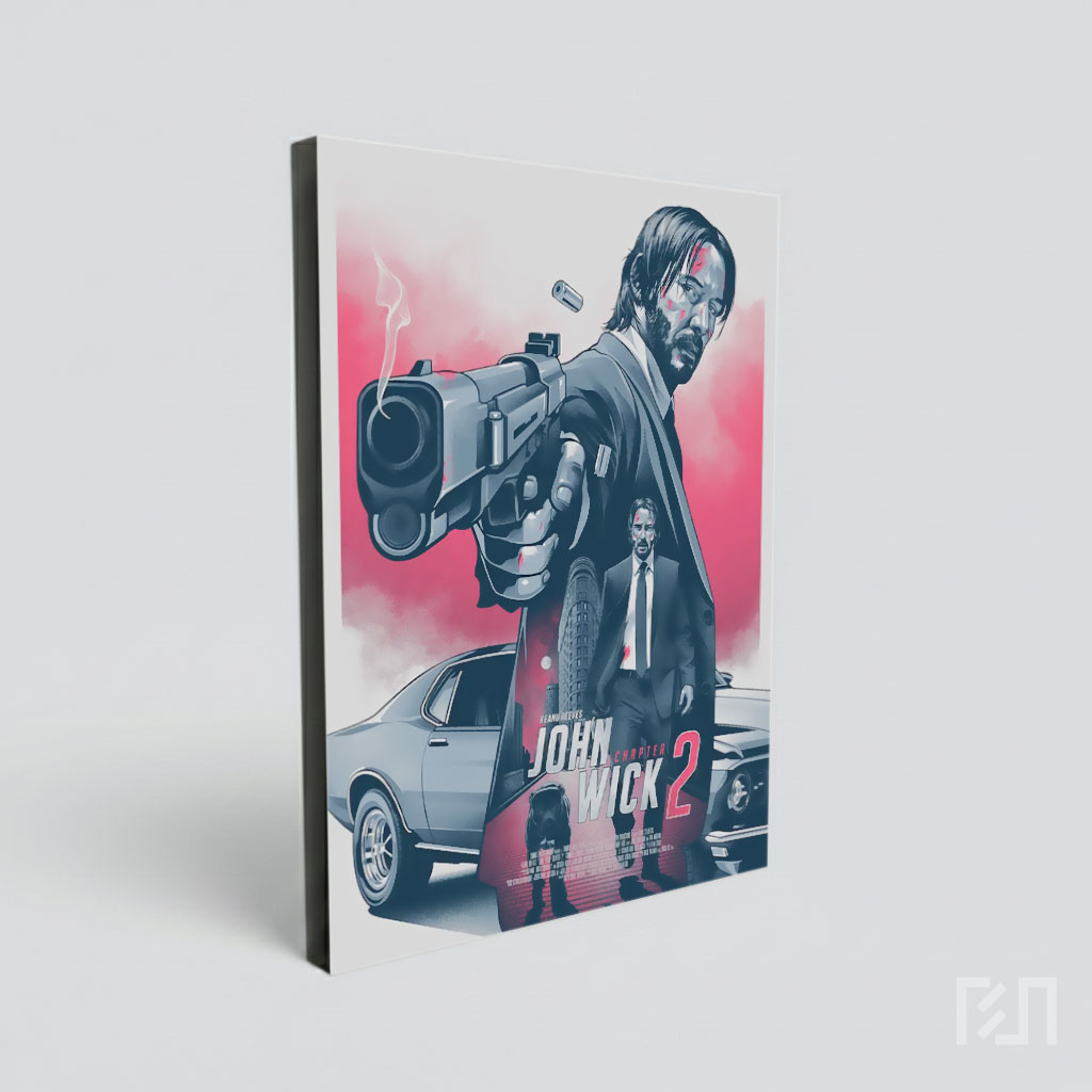 Poster Film John Wick Chapter 2 Keanu Reeves