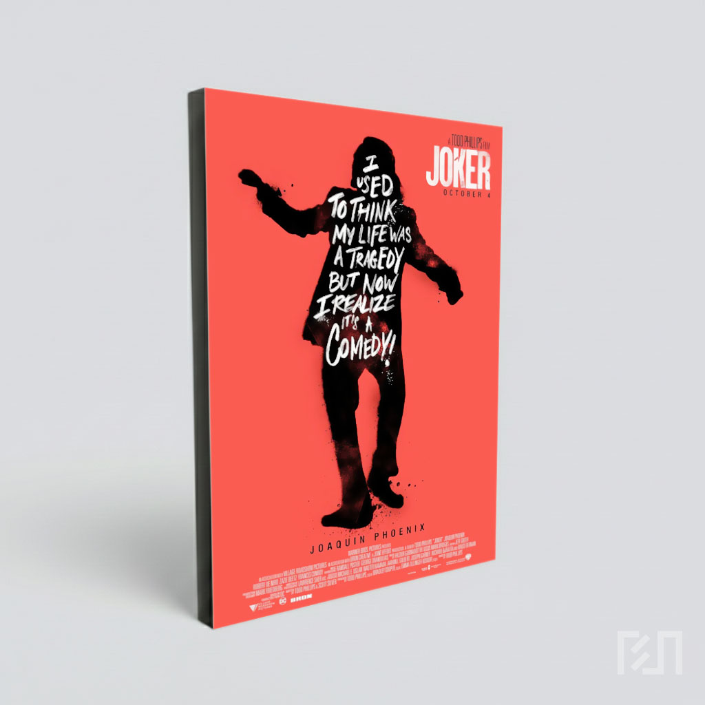 Poster Film Joker: I Used to Think My Life Was a Tragedy