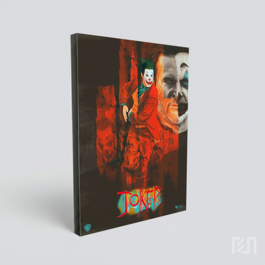 Poster Film Joker: Seni Digital Karakter Ikonik