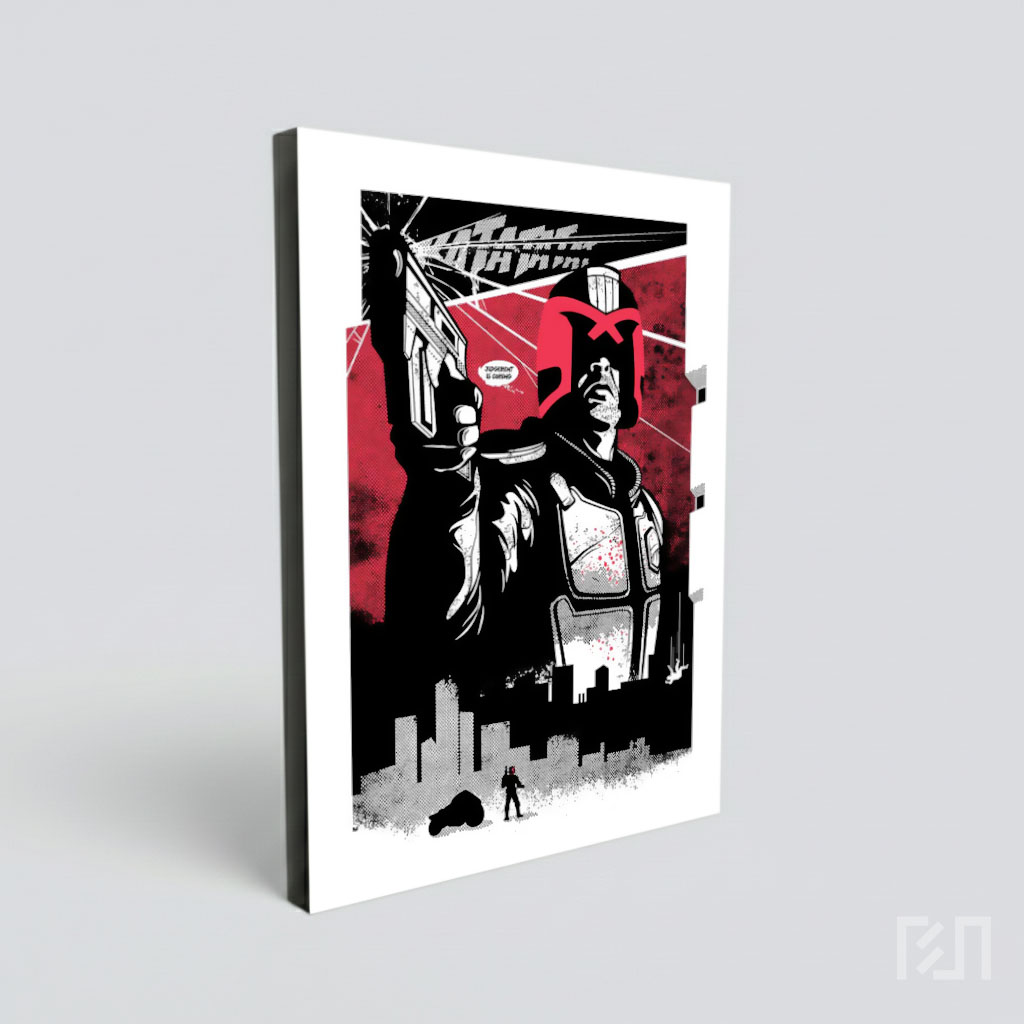 Poster Film Judge Dredd Ikonik