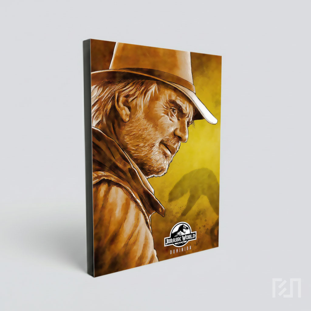 Poster Film Jurassic Park Alan Grant