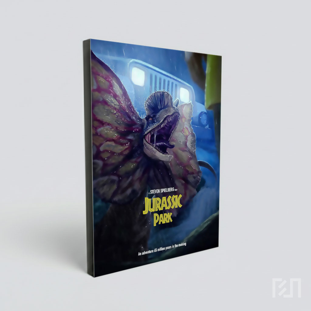 Poster Film Jurassic Park Dilophosaurus