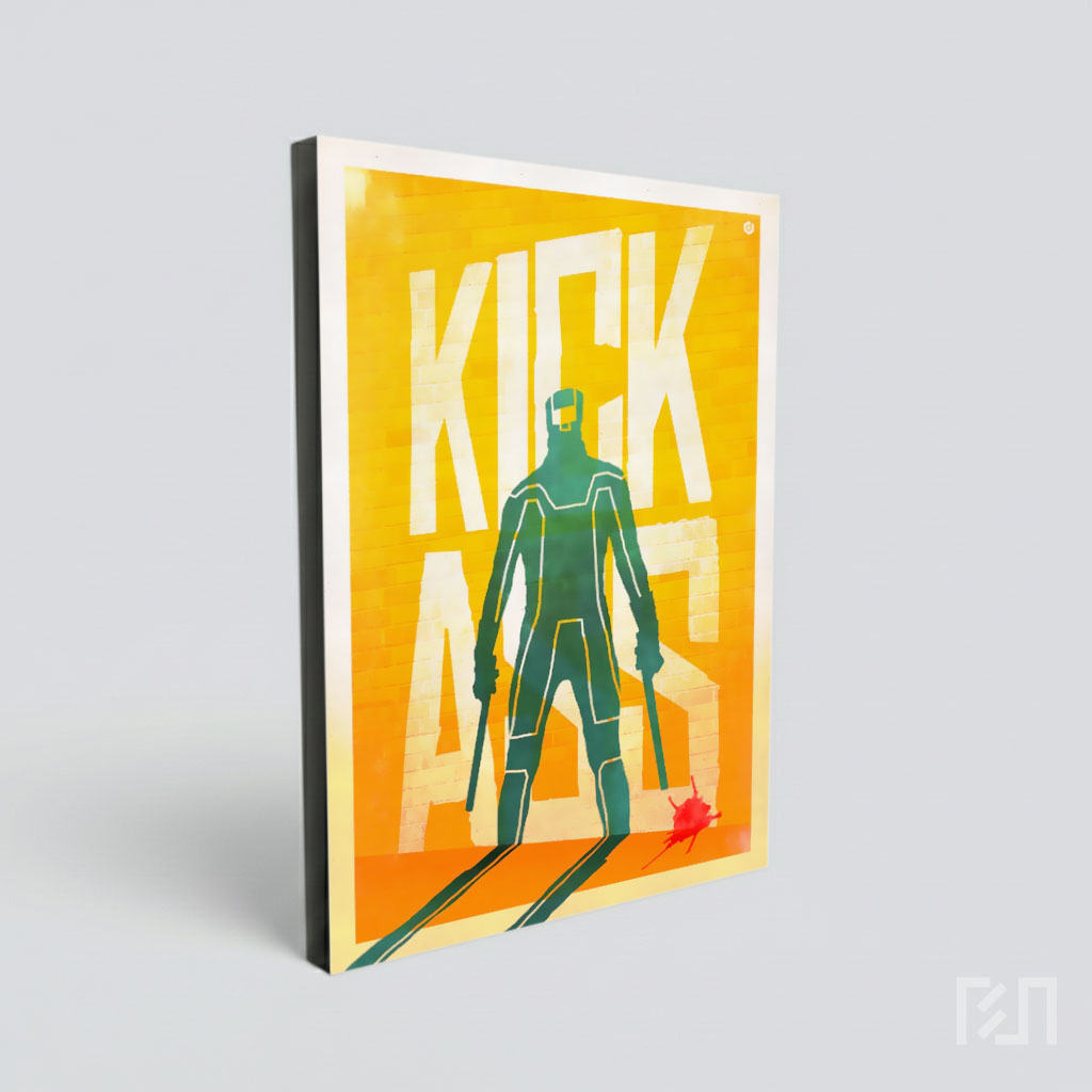 Poster Film Kick-Ass Minimalis