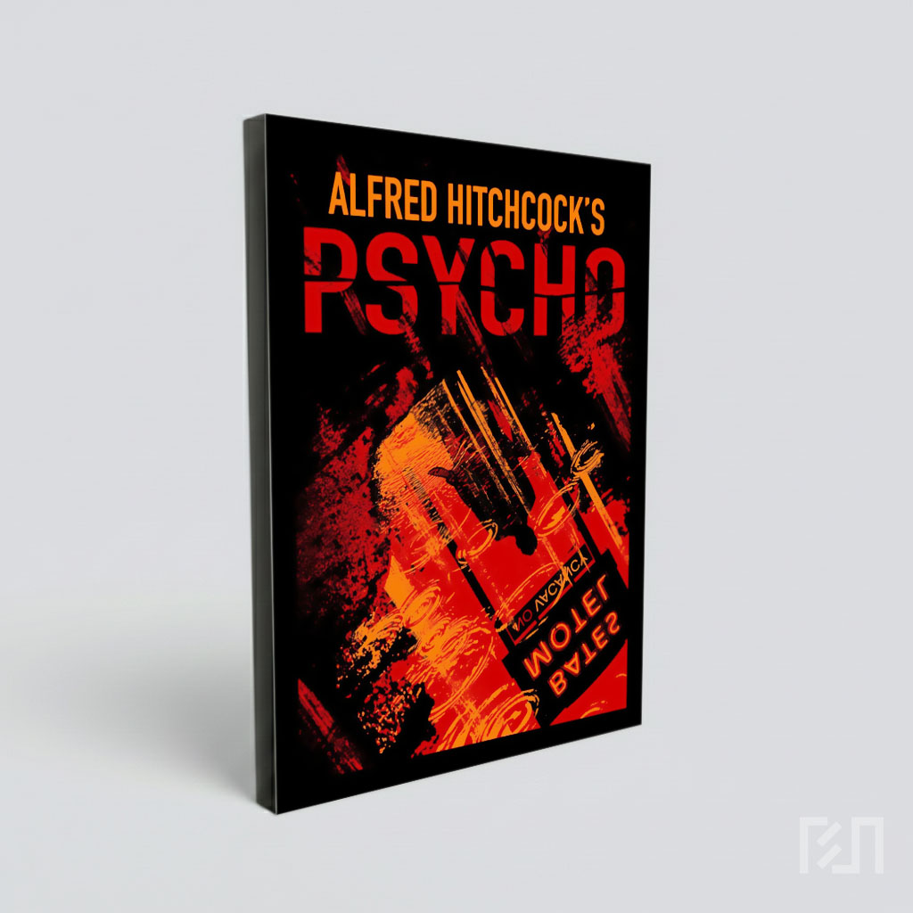 Poster Film Klasik Alfred Hitchcock Psycho