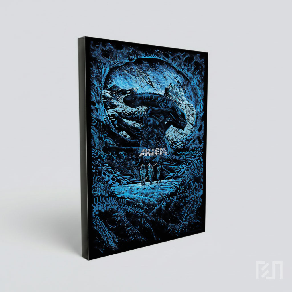 Poster Film Klasik Alien Blue Art