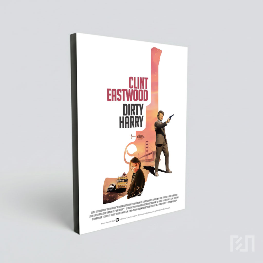 Poster Film Klasik Clint Eastwood Dirty Harry