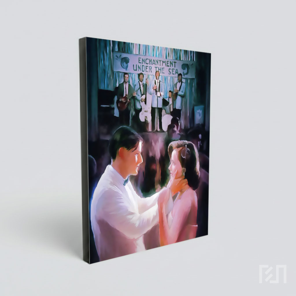 Poster Film Klasik Dansa Romantis