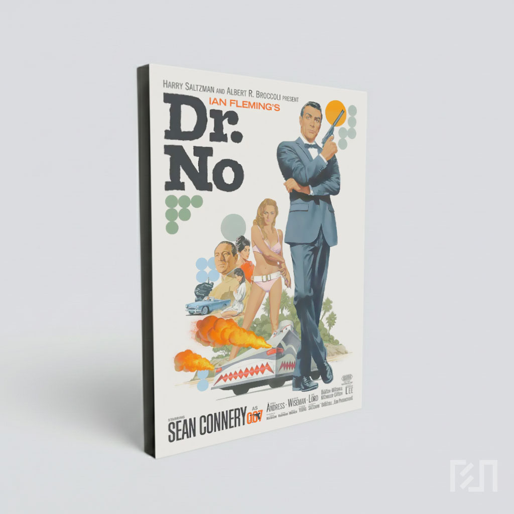 Poster Film Klasik Dr. No James Bond