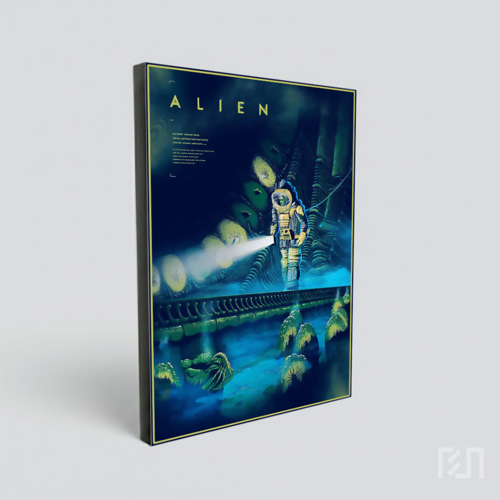 Poster Film Klasik Fiksi Ilmiah Alien
