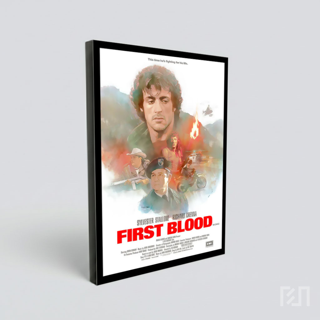 Poster Film Klasik First Blood (1982)