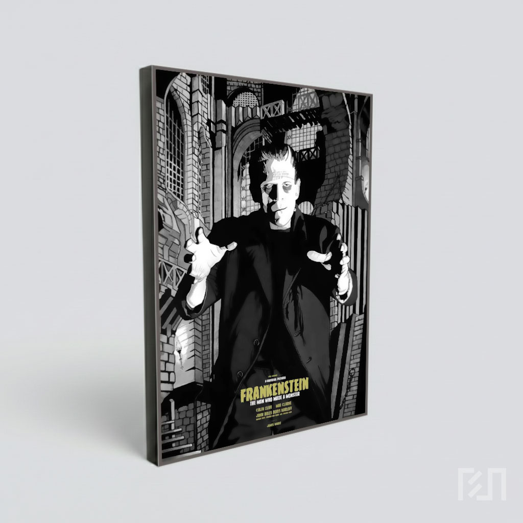 Poster Film Klasik Frankenstein