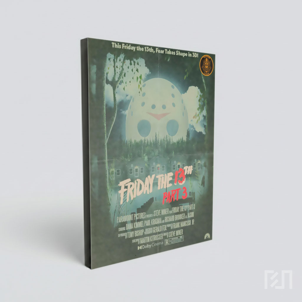 Poster Film Klasik Friday the 13th Part 3