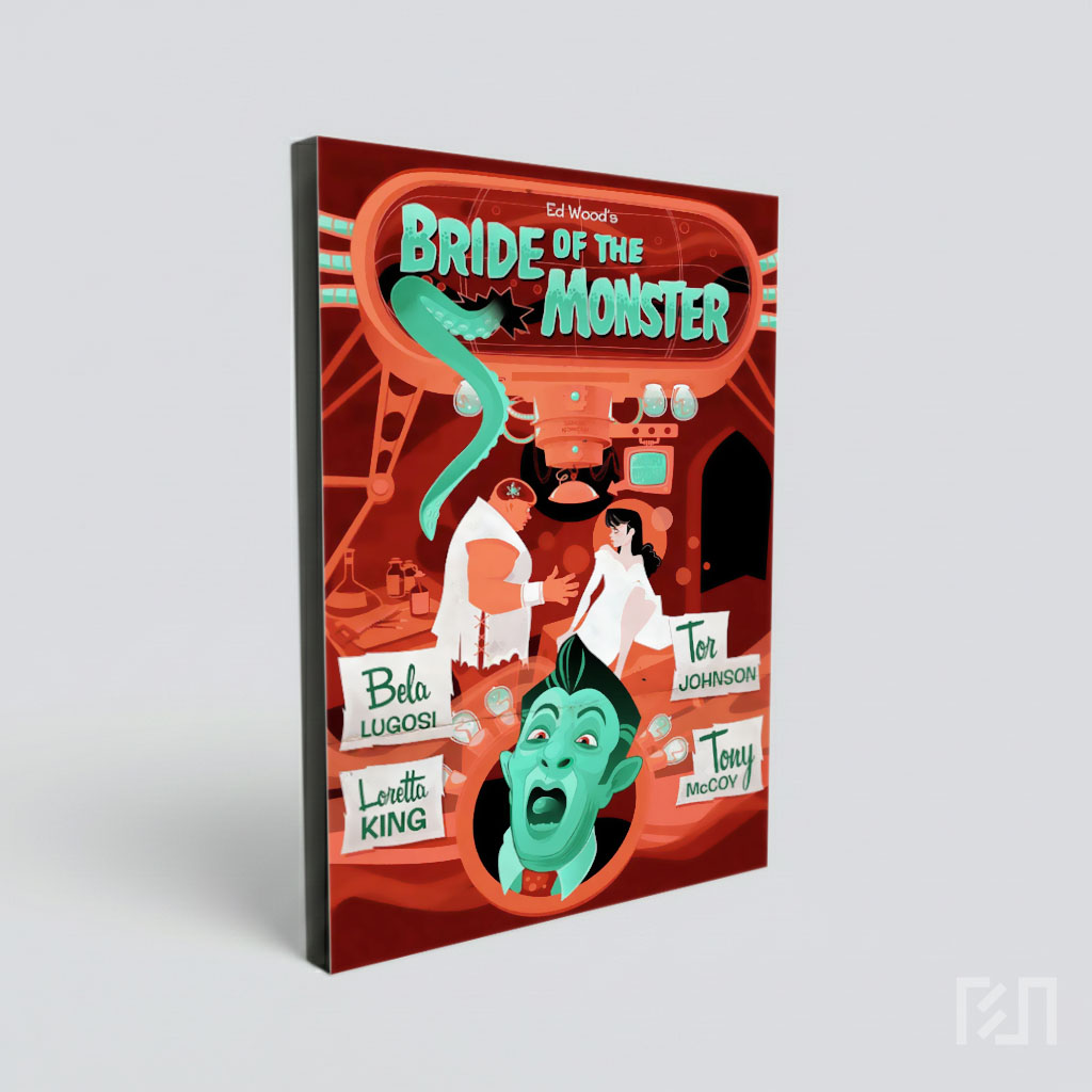 Poster Film Klasik Horor Fiksi Ilmiah