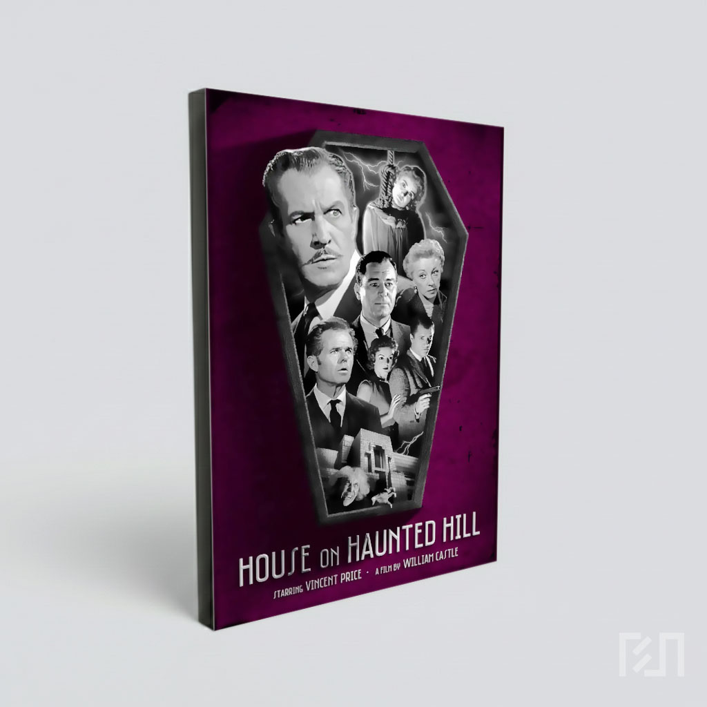 Poster Film Klasik Horor House on Haunted Hill