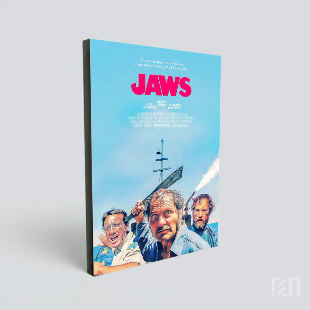 Poster Film Klasik Jaws (1975)