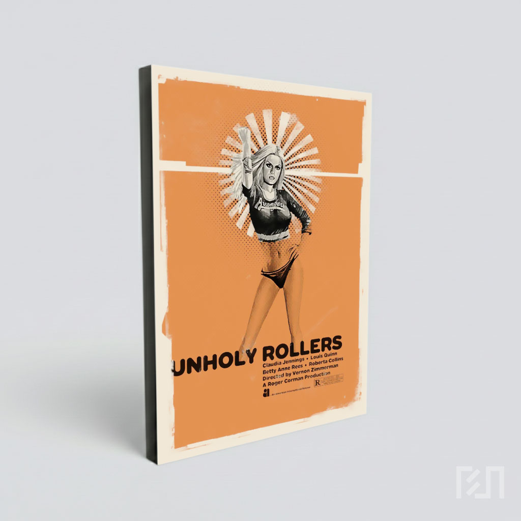 Poster Film Klasik Unholy Rollers (1972)