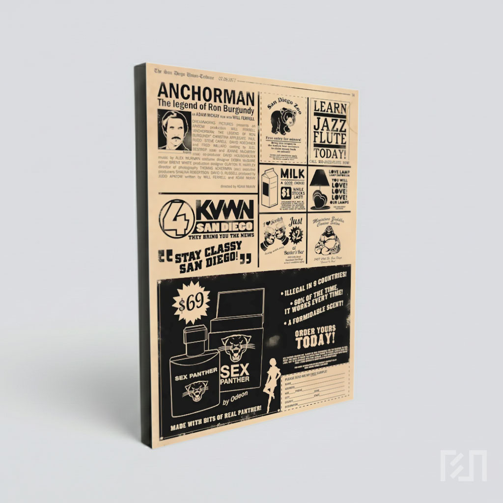 Poster Film Komedi Klasik Anchorman