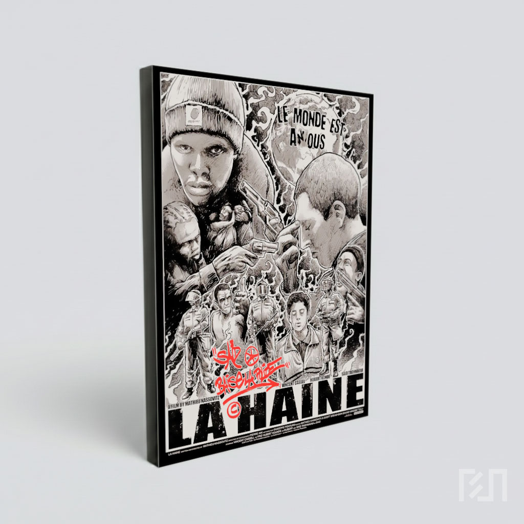Poster Film La Haine Karya Mathieu Kassovitz
