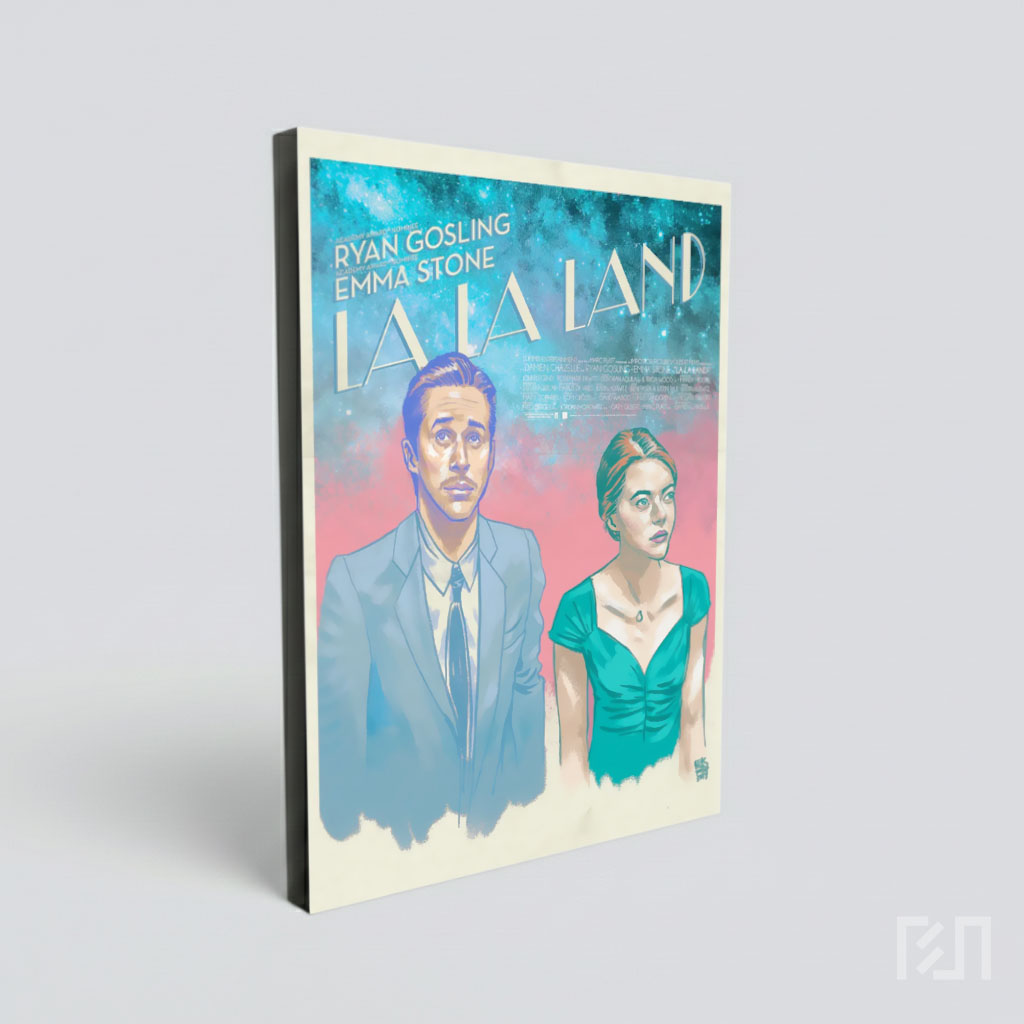 Poster Film La La Land Ilustrasi