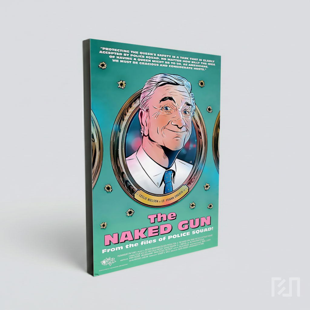 Poster Film Leslie Nielsen sebagai Lt. Frank Drebin