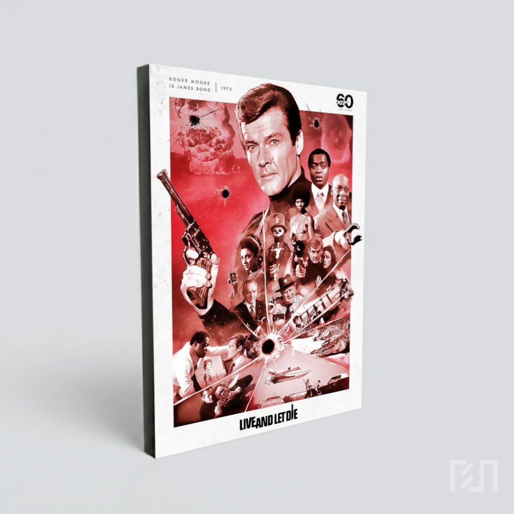 Poster Film Live and Let Die James Bond
