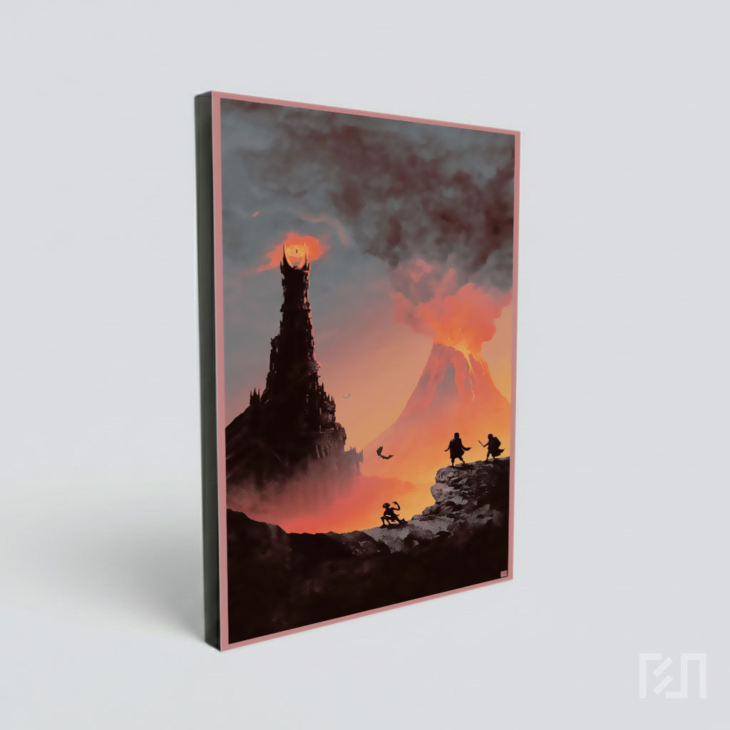 Poster Film Lord of the Rings: Mordor dan Gunung Doom