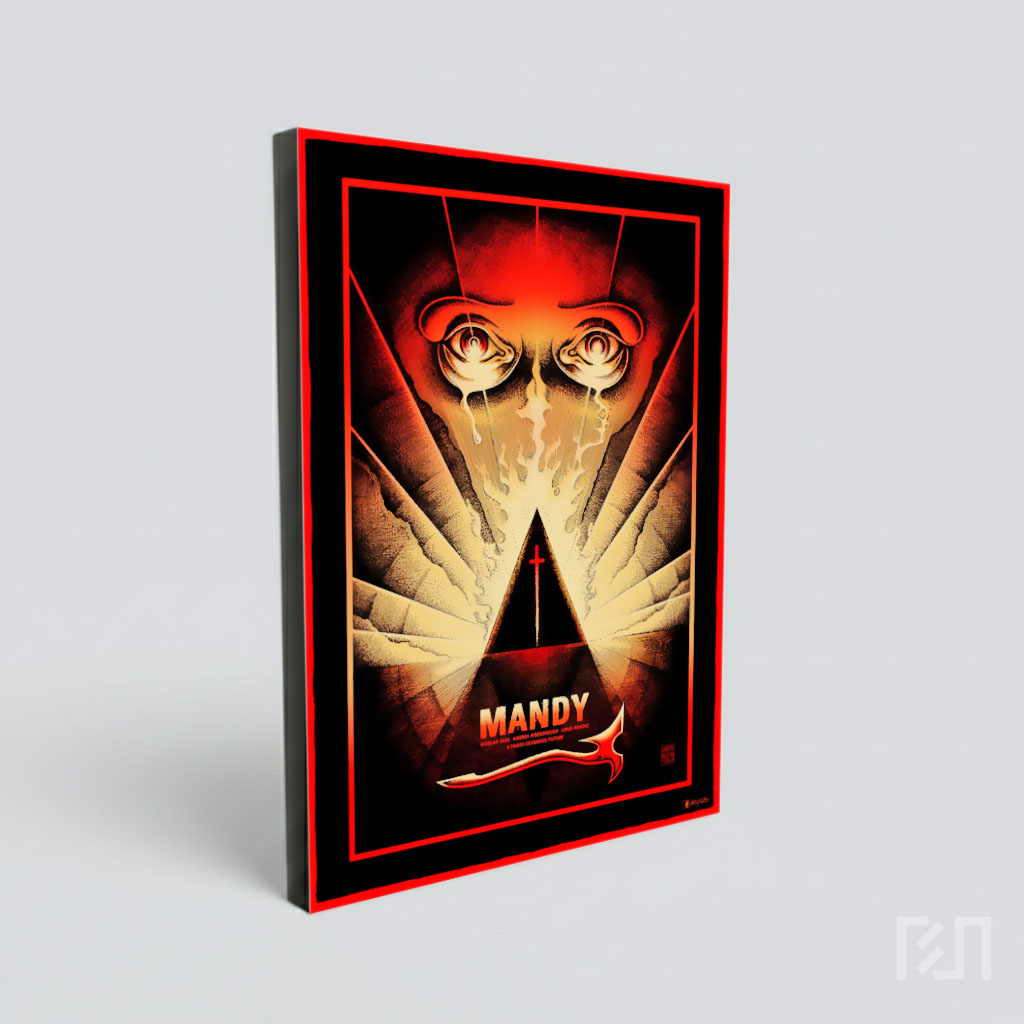 Poster Film Mandy (2018) - Horor Psikologis