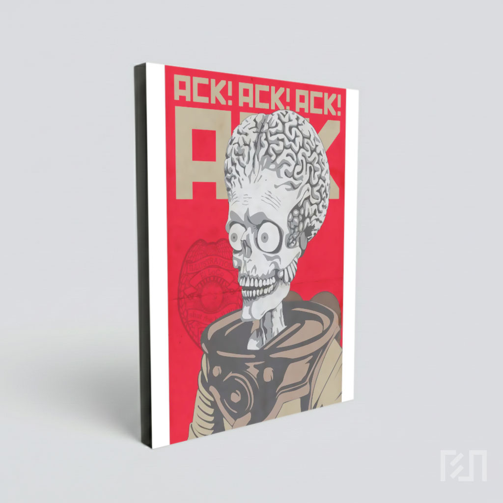 Poster Film Mars Attacks Alien