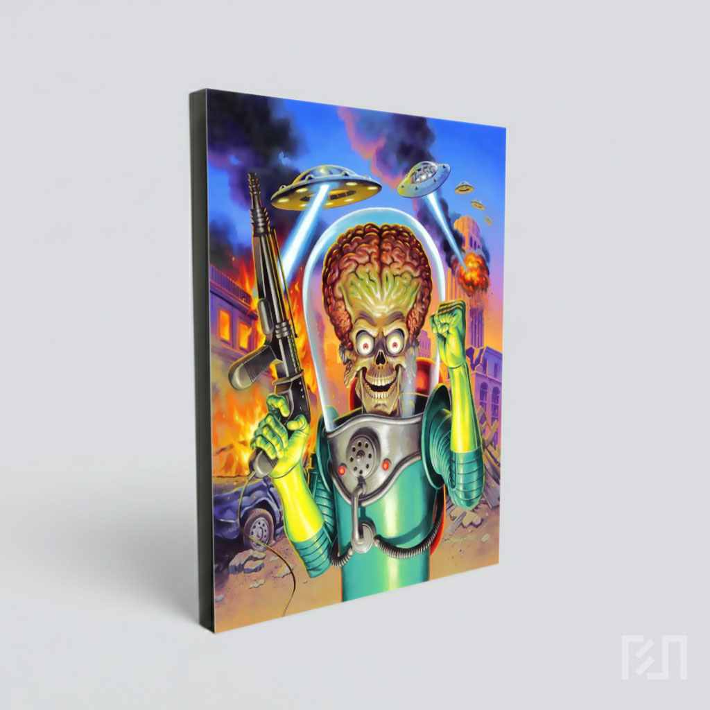 Poster Film Mars Attacks! Alien Invasi
