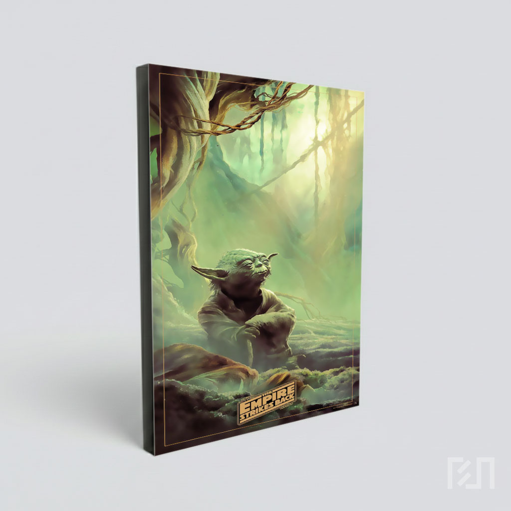 Poster Film Master Yoda di Planet Dagobah Star Wars