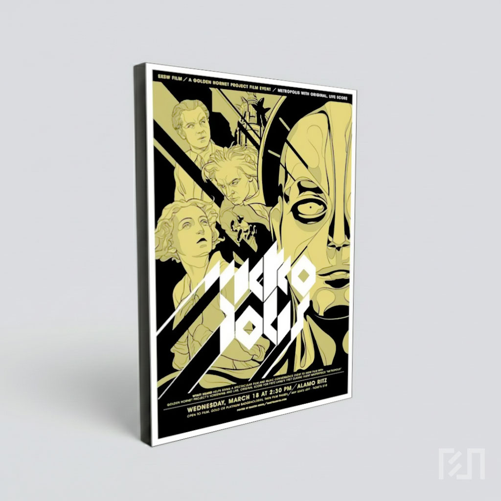 Poster Film Metropolis Art Deco