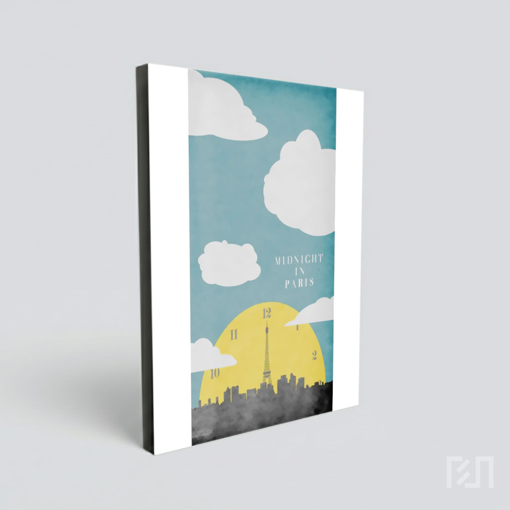 Poster Film Midnight in Paris Minimalis