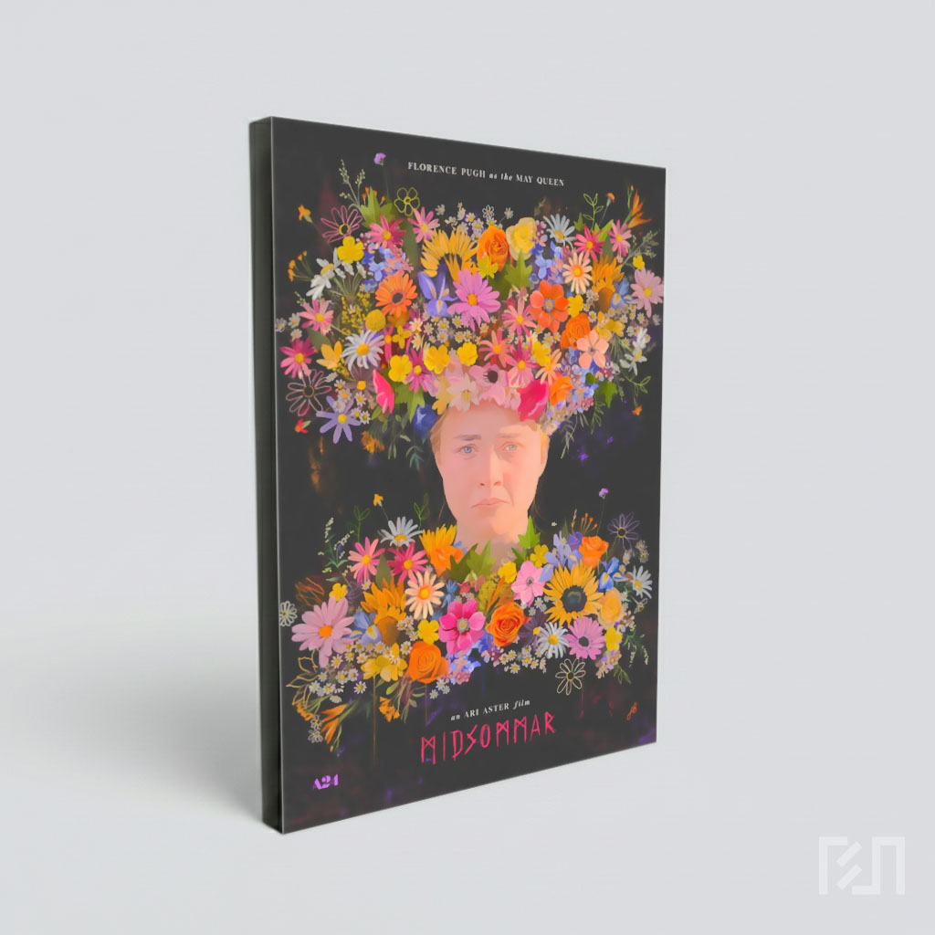 Poster Film Midsommar Seni Lukis Bunga