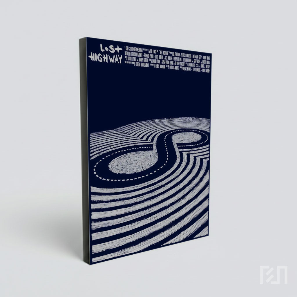 Poster Film Minimalis Abstrak Simbol Infinity