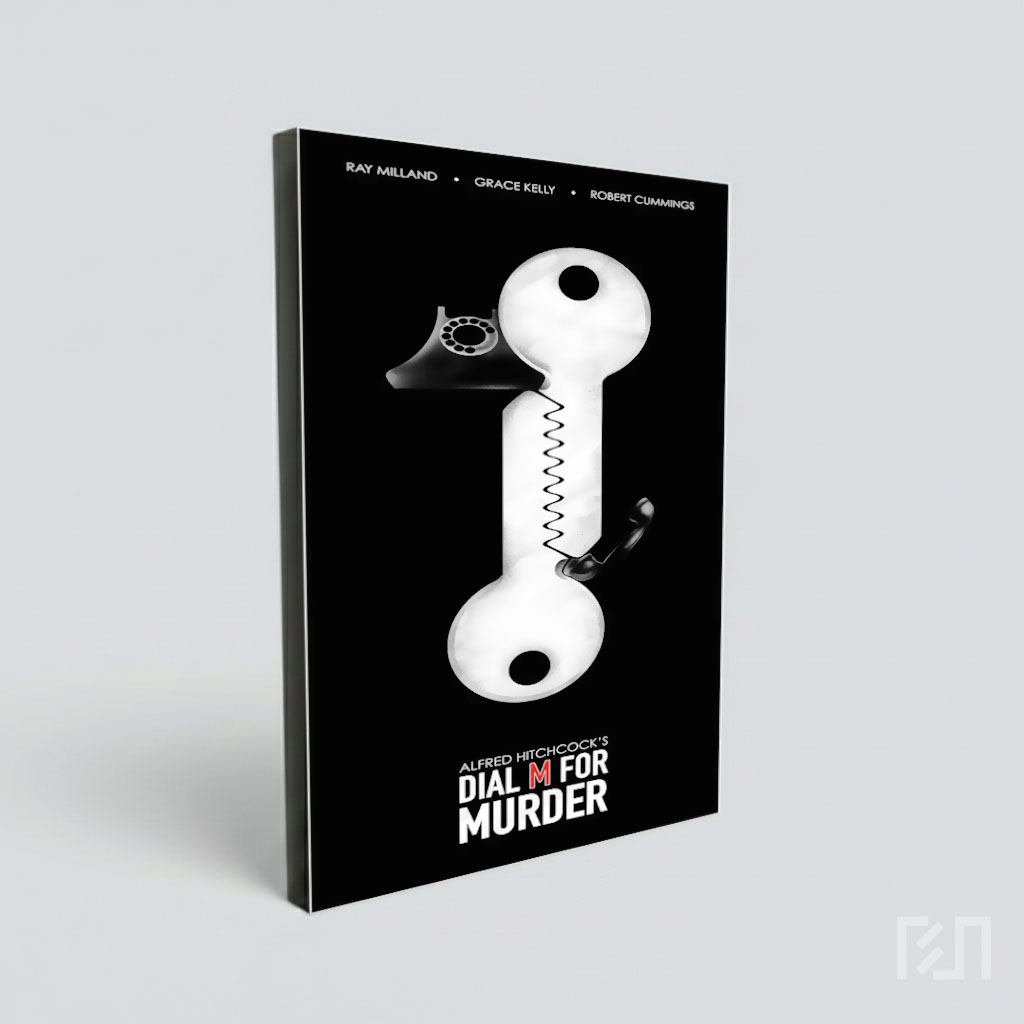 Poster Film Minimalis: Kunci dan Telepon