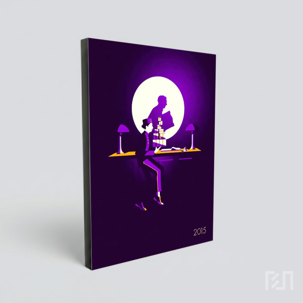 Poster Film Minimalis Seni Vektor