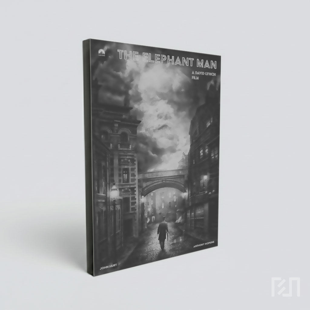 Poster Film Misteri Kota Tua Bergaya Gotik