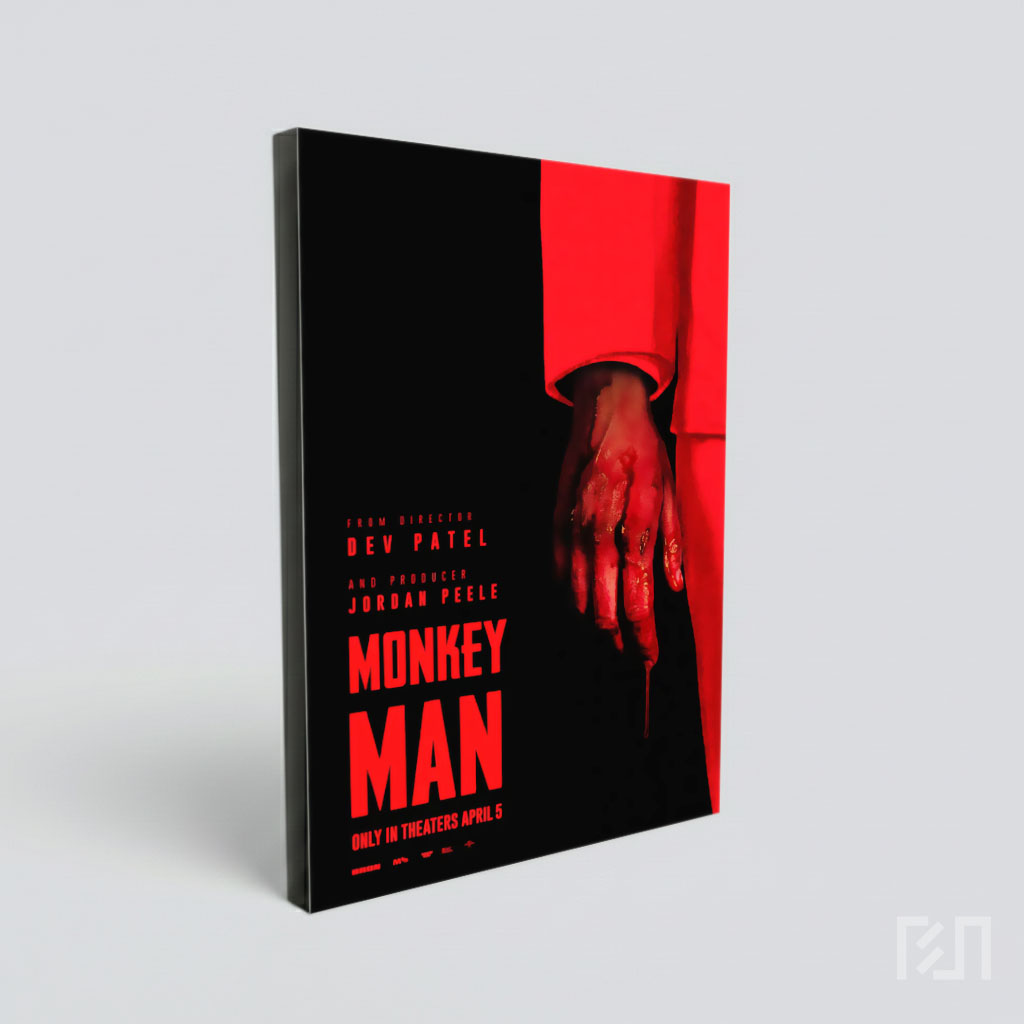 Poster Film Monkey Man (2024)