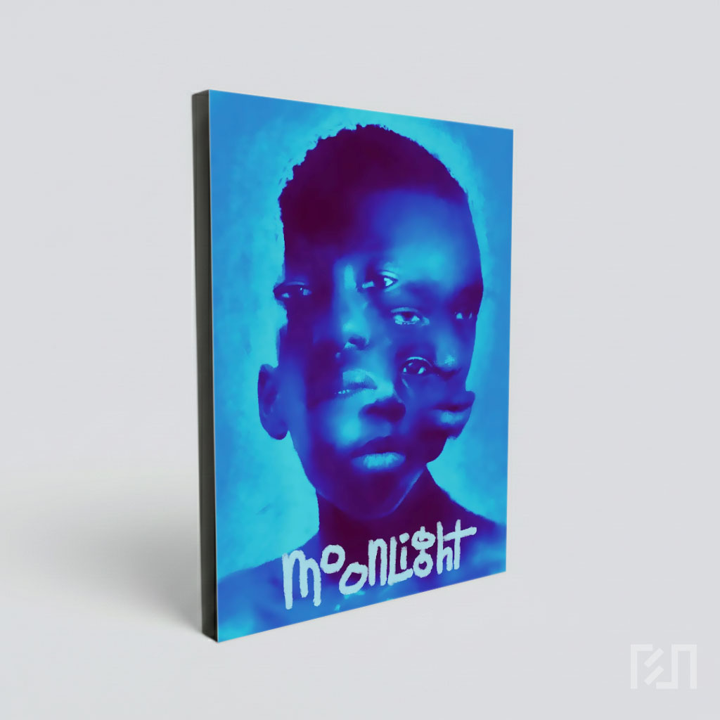 Poster Film Moonlight: Analisis Visual Artistik