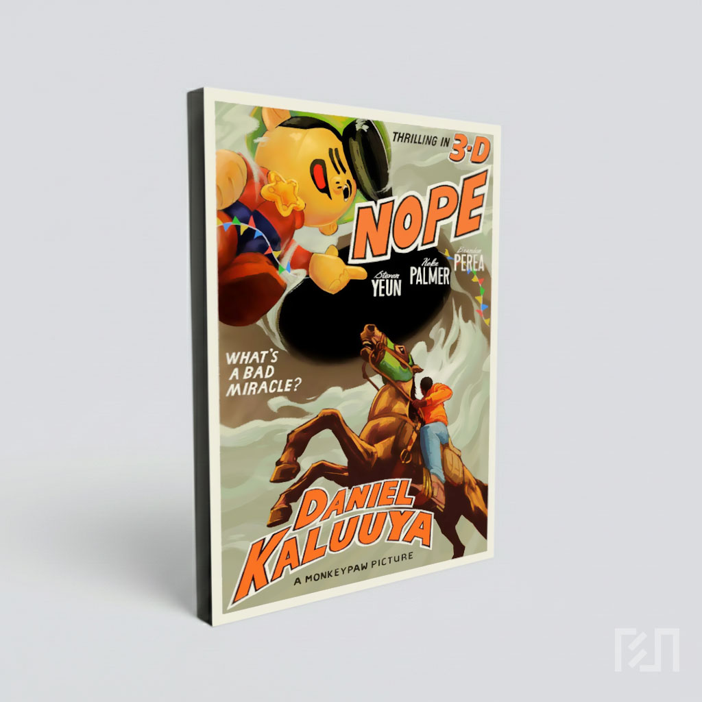 Poster Film Nope - Karya Seni Ilustrasi