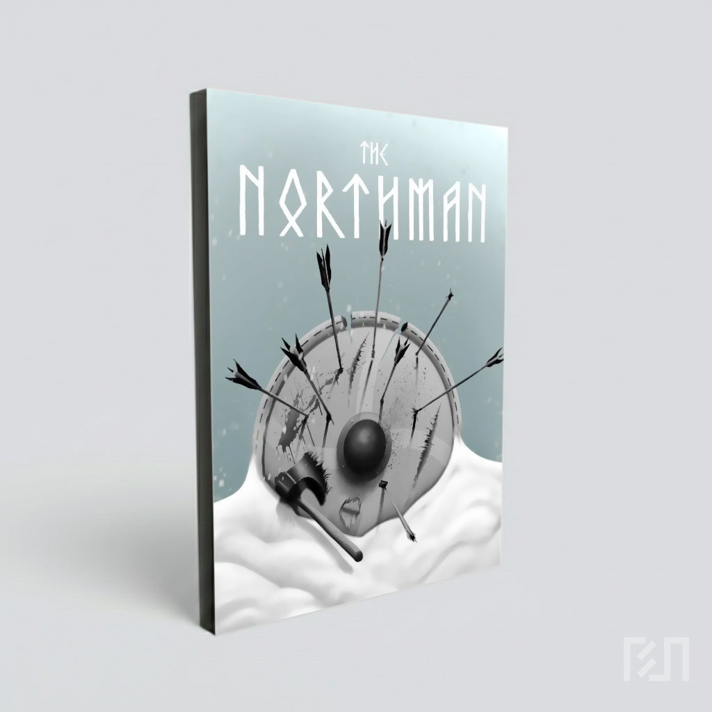 Poster Film Northman Perisai Viking
