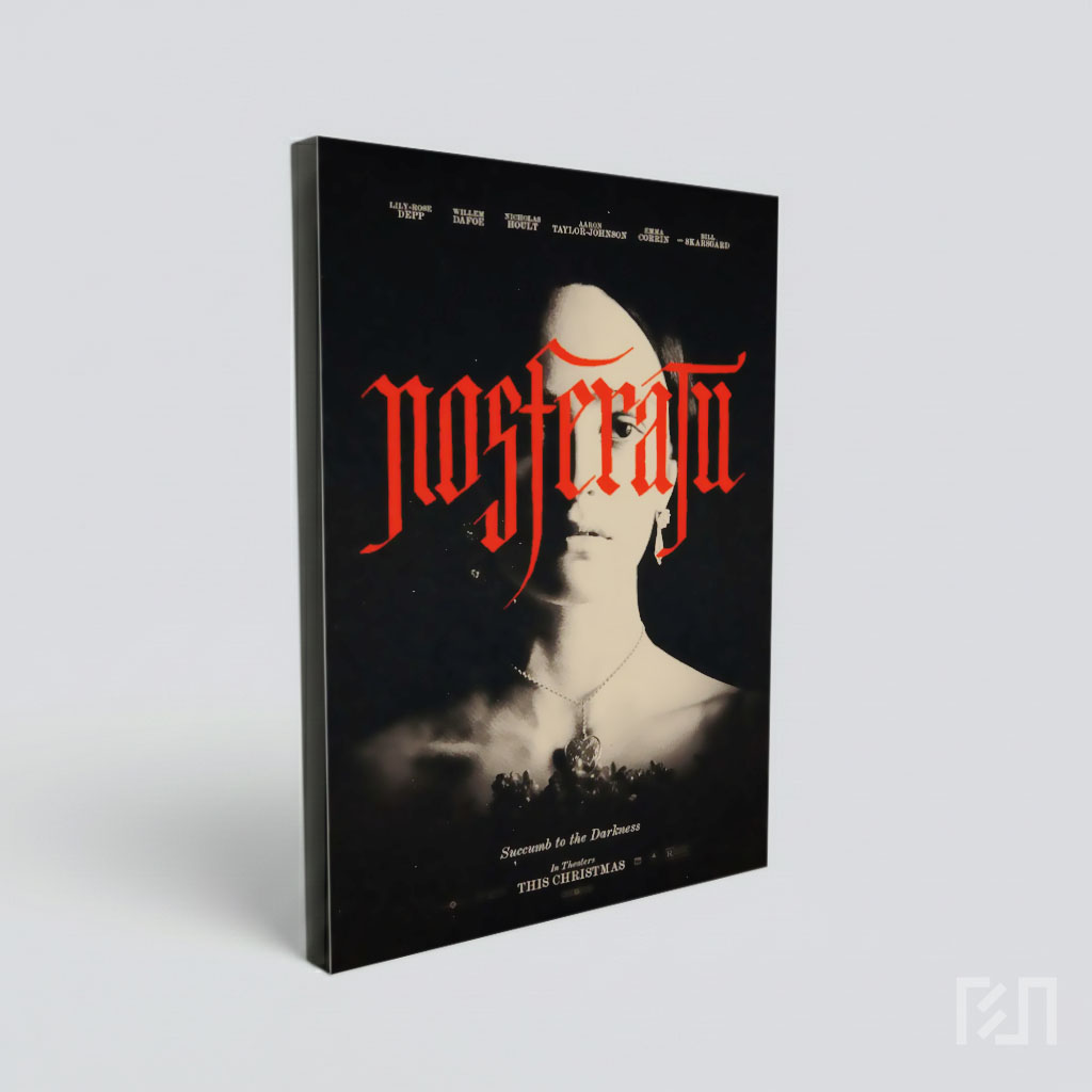 Poster Film Nosferatu Bergaya Klasik Horor