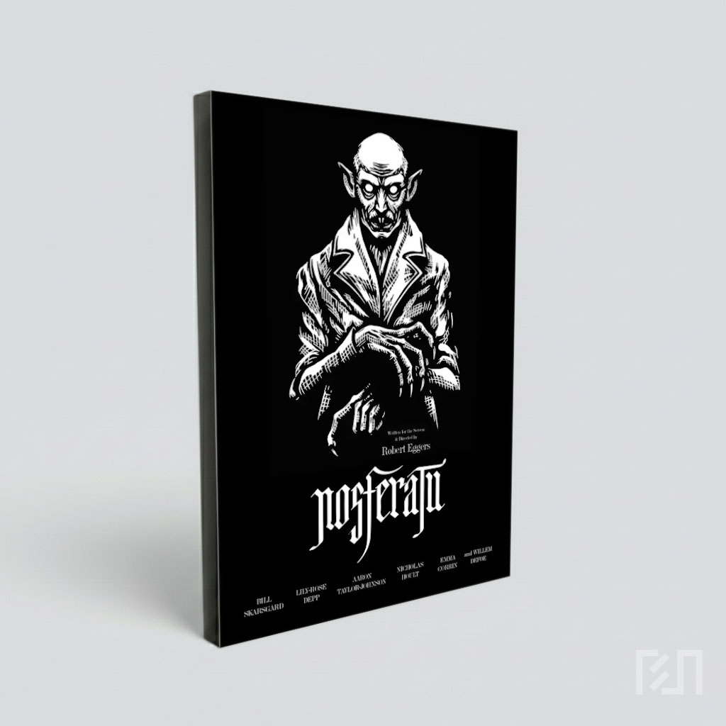 Poster Film Nosferatu oleh Robert Eggers