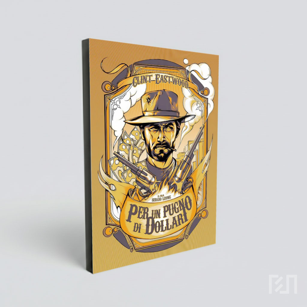 Poster Film Per un pugno di dollari Clint Eastwood