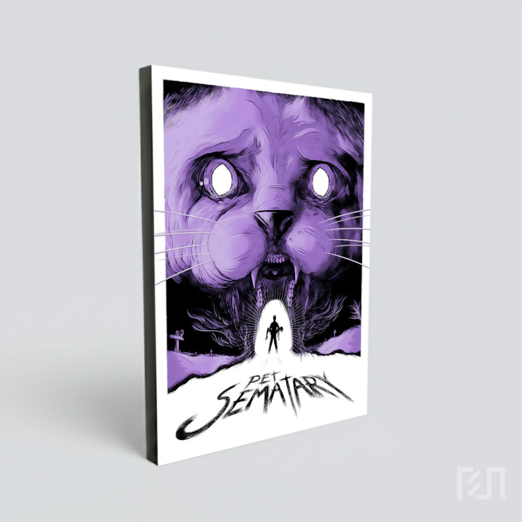 Poster Film Pet Sematary Horor Seni Ungu